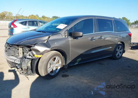 2019 Honda Odyssey Ex-L z USA, uszkodzony, nr VIN 5FNRL6H78KB010766